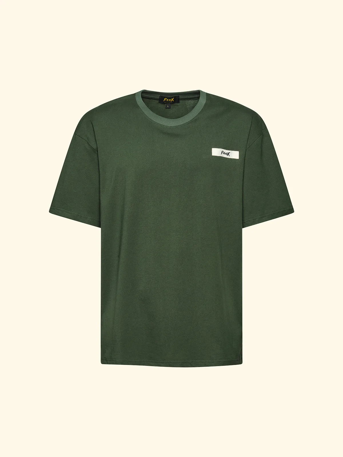 Men's T-Shirt F**K Green SM6002-VS sold by F**K Official product image thumbnail 3