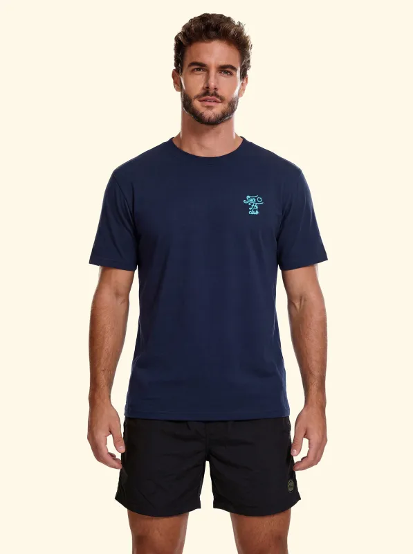 Men's T-Shirt F**K Blue SM6001-BU made by F**K Official