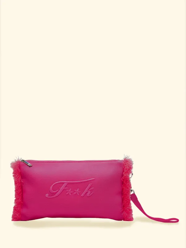 Women's Mini Clutch Bag F**K Fuchsia SW0115-FX made by F**K Official