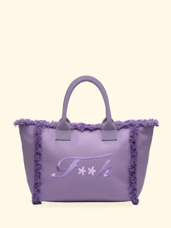 Women's Maxi Bag F**K Purple SW0110-VI made by F**K Official