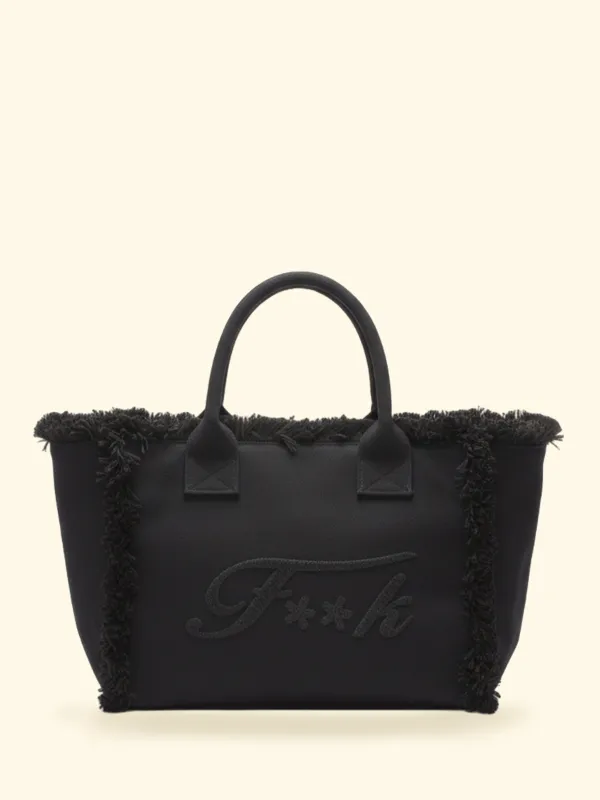 Women's Maxi Bag F**K Black SW0110-BK made by F**K Official