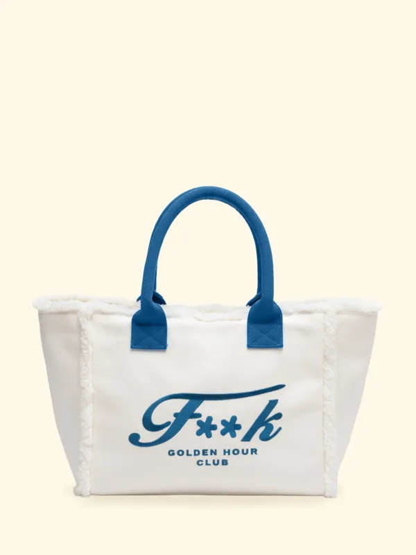 Women's Maxi Bag F**K White SW0101-WH made by F**K Official