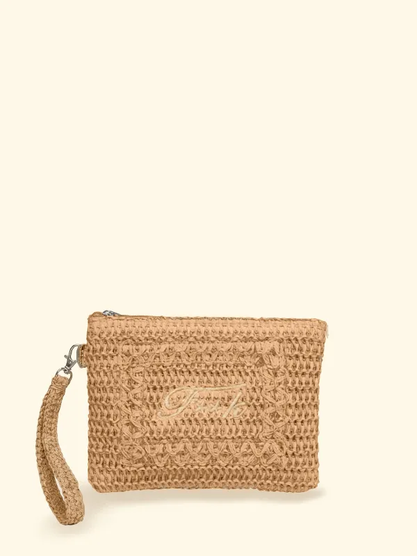 Women's Mini Clutch Bag F**K Beige SW0007-BG made by F**K Official