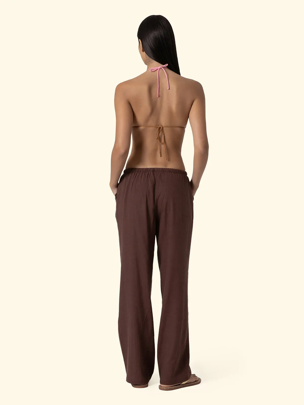 Women's Palazzo Trousers F**K Brown SW1944-BN sold by F**K Official product image thumbnail 2