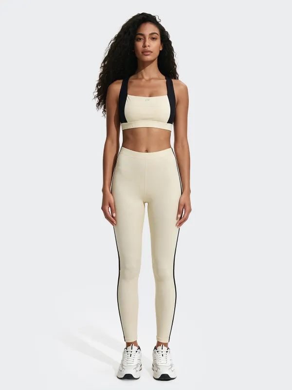 Women's Leggings F**K Cream WW0204-CM made by F**K Official