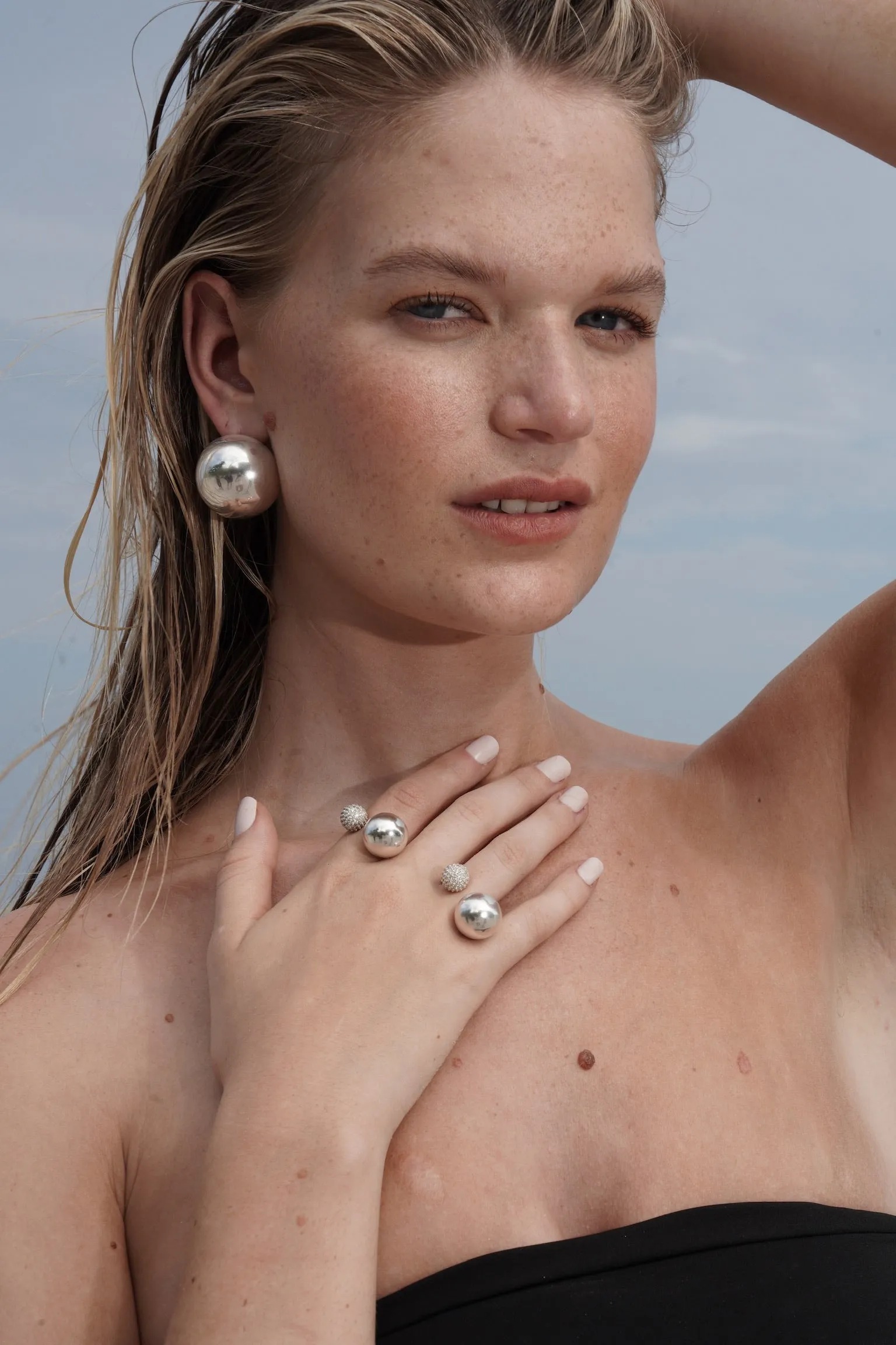 Double Moon Ring sold by Past Midnight product image thumbnail 5