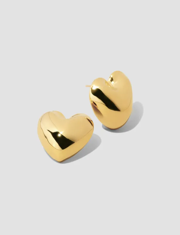 Heart Earrings sold by Past Midnight