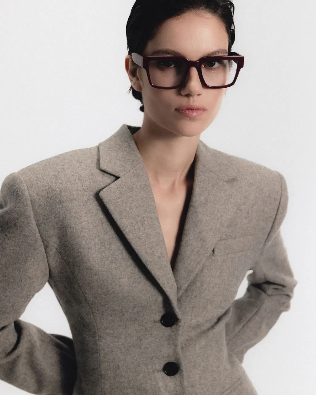 The Frame Burgundy sold by Past Midnight product image thumbnail 2