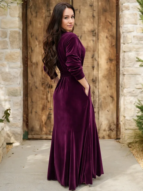 Velvet Glam Robe sold by Sexy Little Robe
