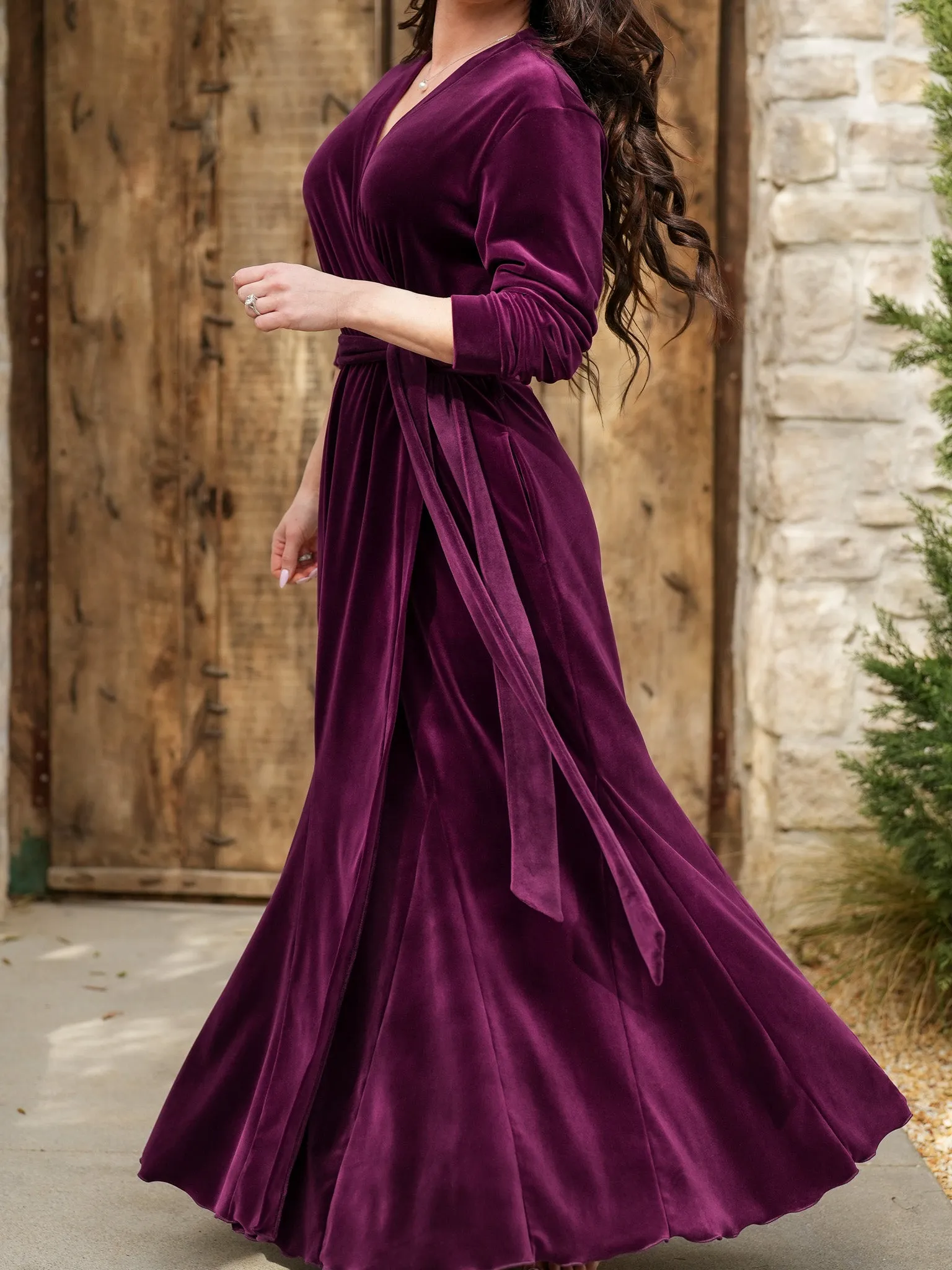 Velvet Glam Robe sold by Sexy Little Robe product image thumbnail 3