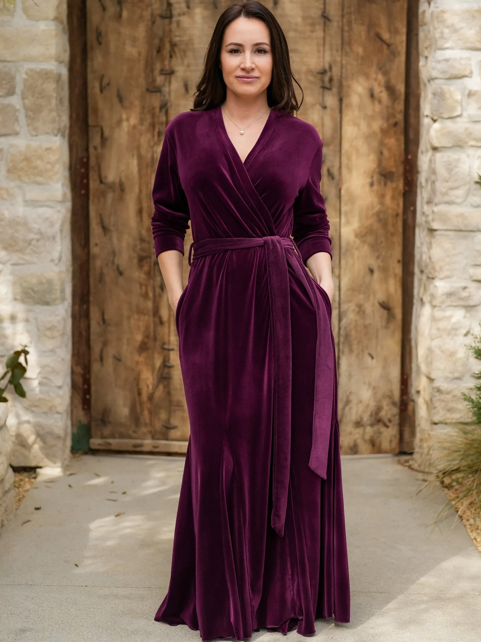 Velvet Glam Robe sold by Sexy Little Robe product image thumbnail 2