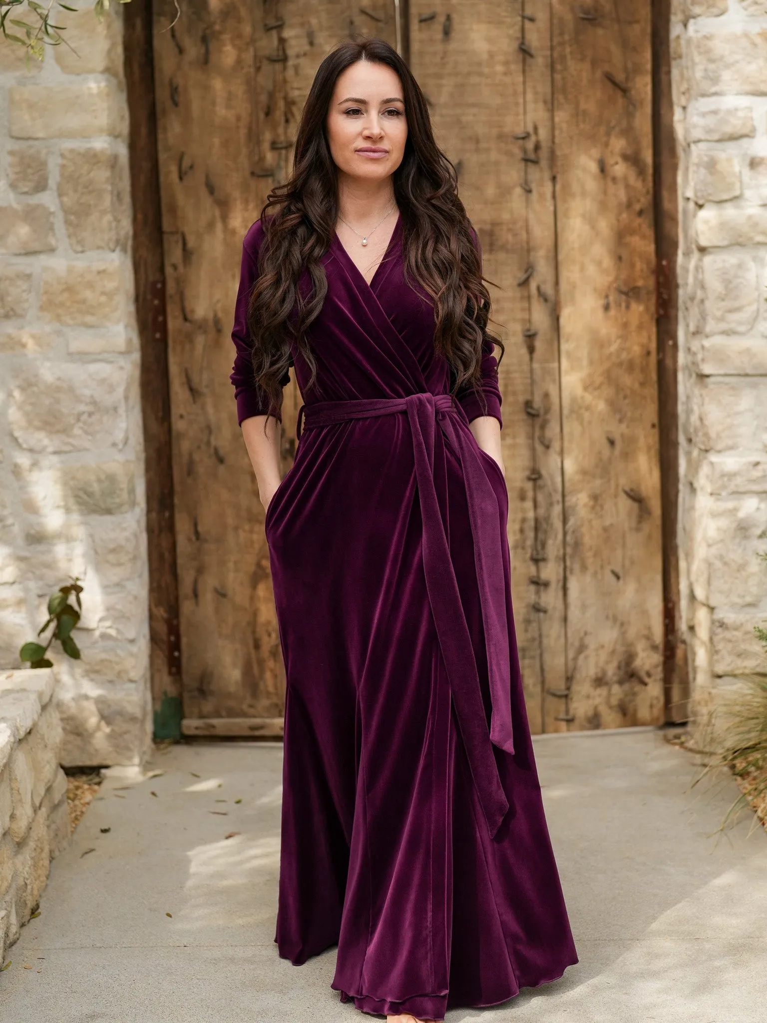 Velvet Glam Robe (PRE-ORDER) sold by Sexy Little Robe product image thumbnail 4