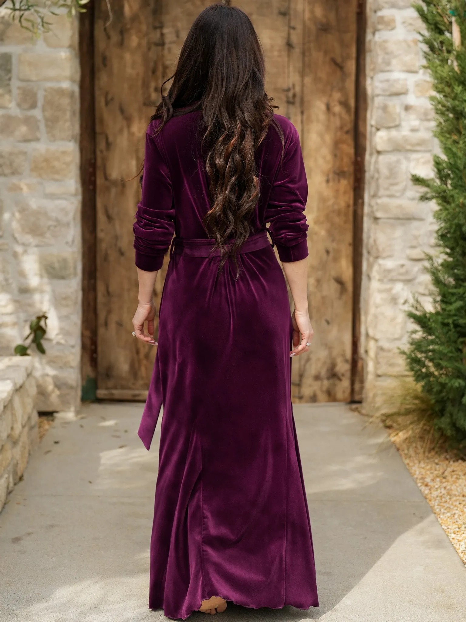 Velvet Glam Robe (PRE-ORDER) sold by Sexy Little Robe product image thumbnail 5