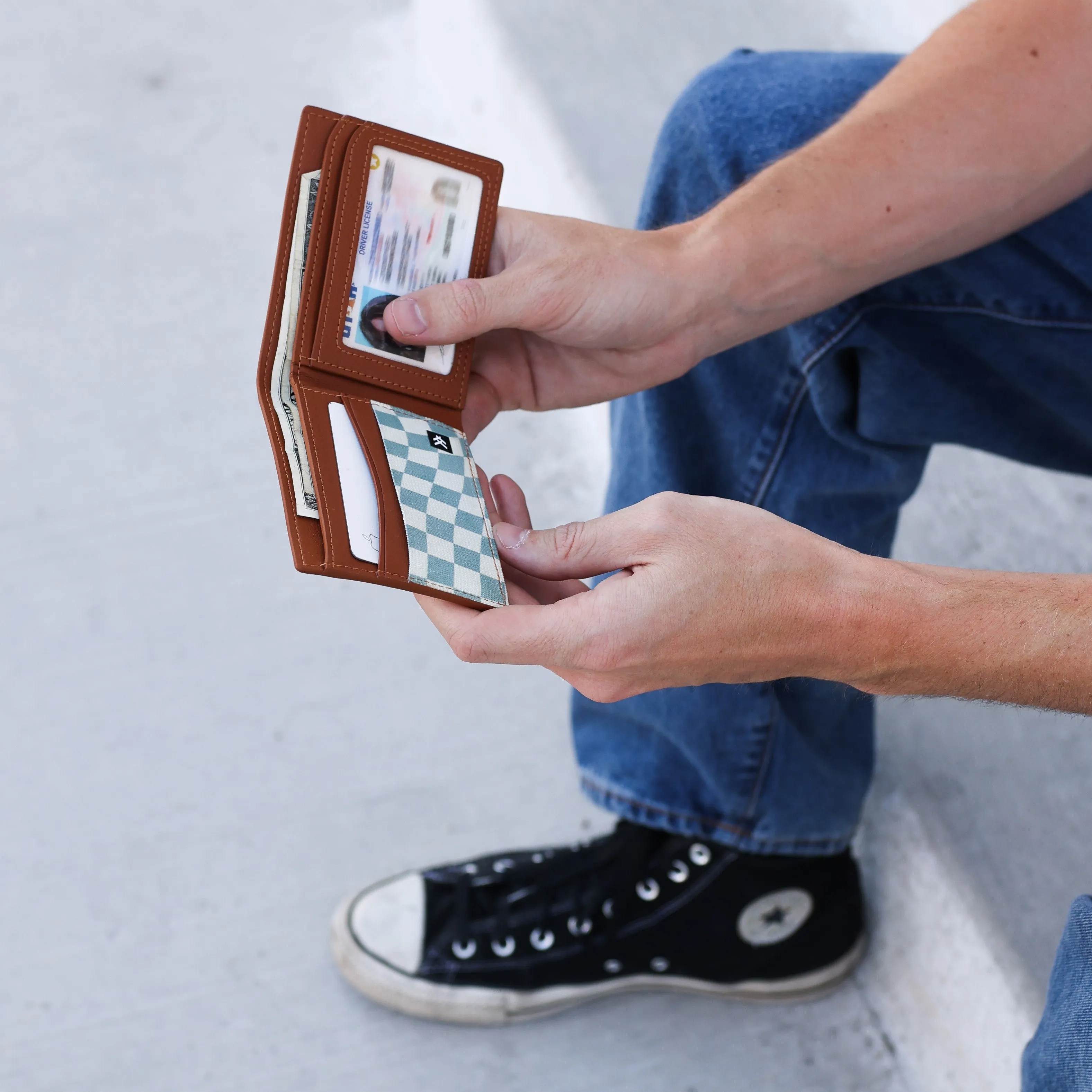 Jupiter Aqua - Cash Bifold Wallet sold by Thread Wallets product image thumbnail 3