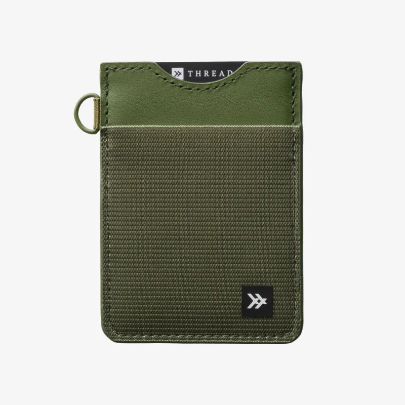 Olive - Vertical Wallet sold by Thread Wallets