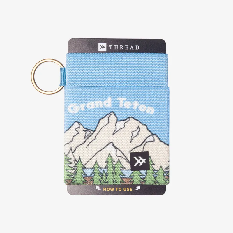 Grand Teton - Elastic Wallet sold by Thread Wallets