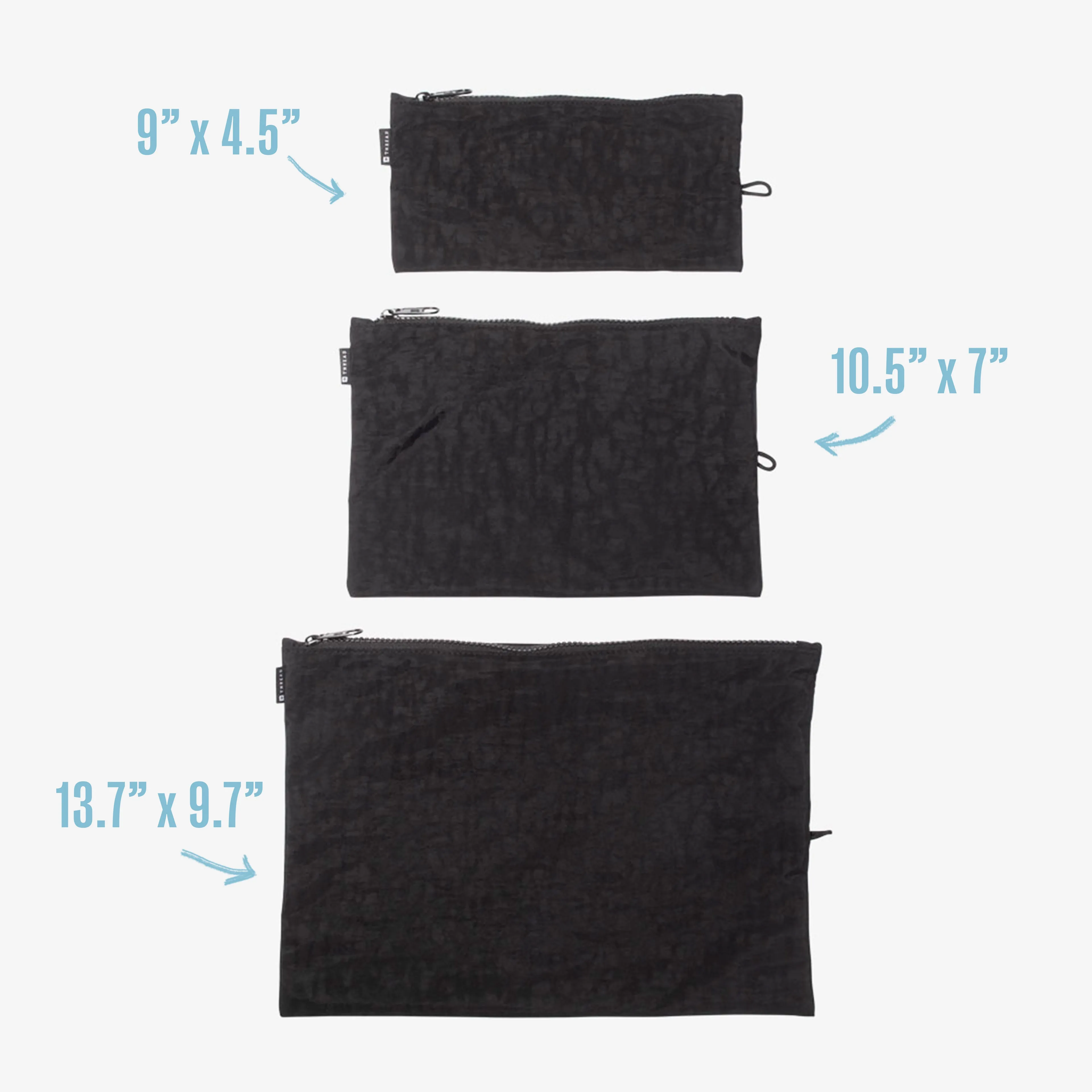 Black - Organizing Pouches sold by Thread Wallets product image thumbnail 4