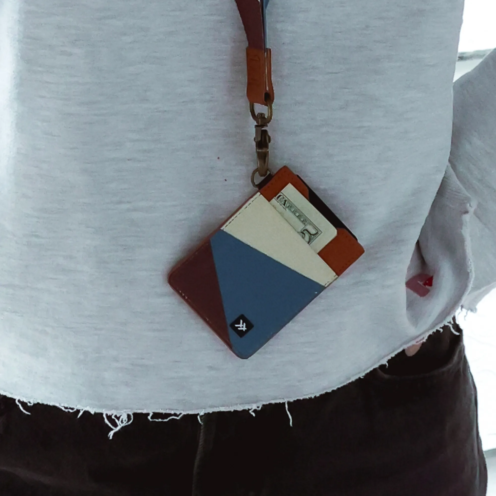 Fine Line Blue sold by Thread Wallets product image thumbnail 4