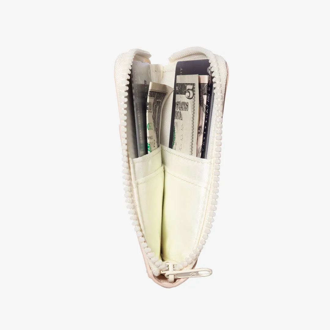 Off White - Zipper Wallet sold by Thread Wallets product image thumbnail 4