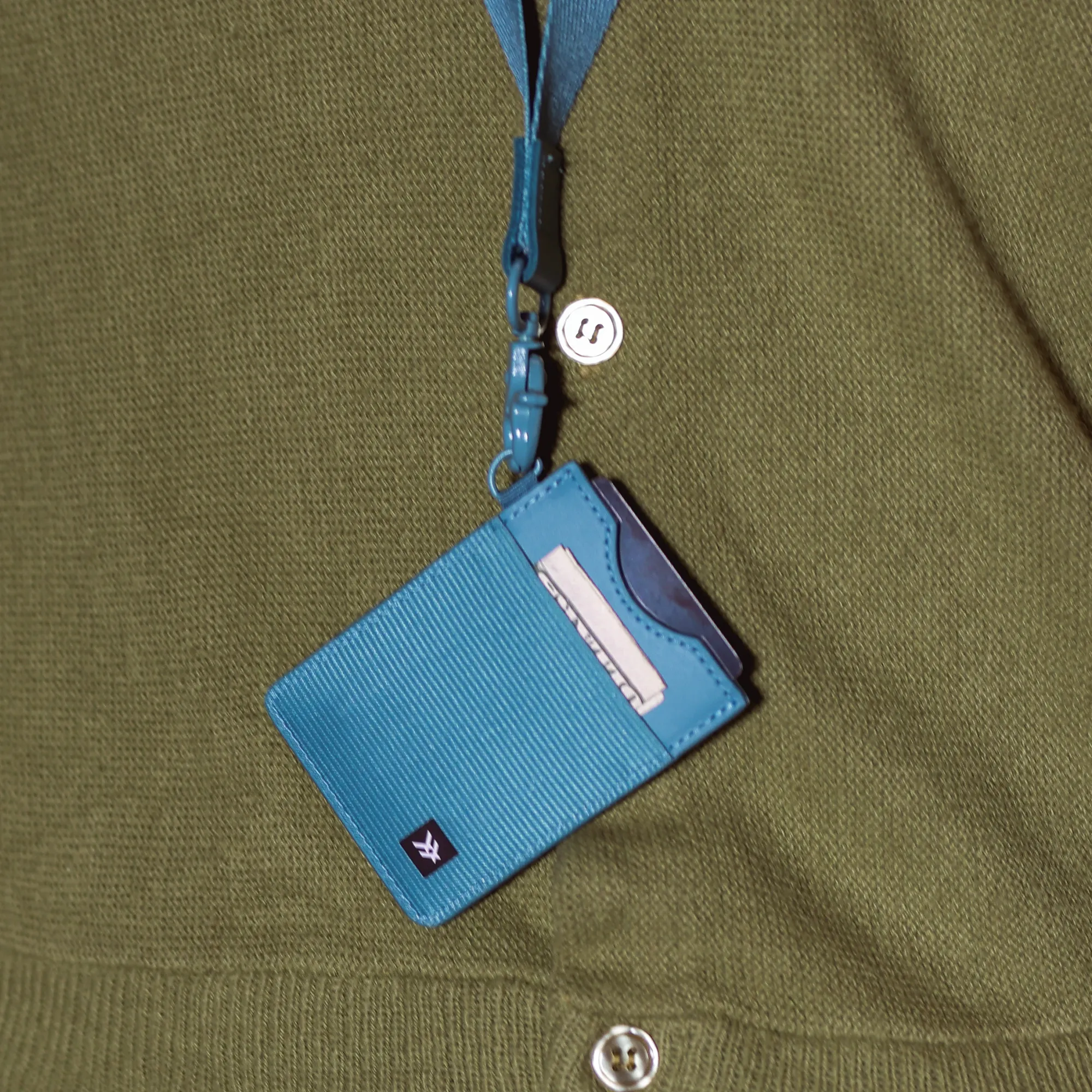 Surf Blue - Vertical Wallet sold by Thread Wallets product image thumbnail 5