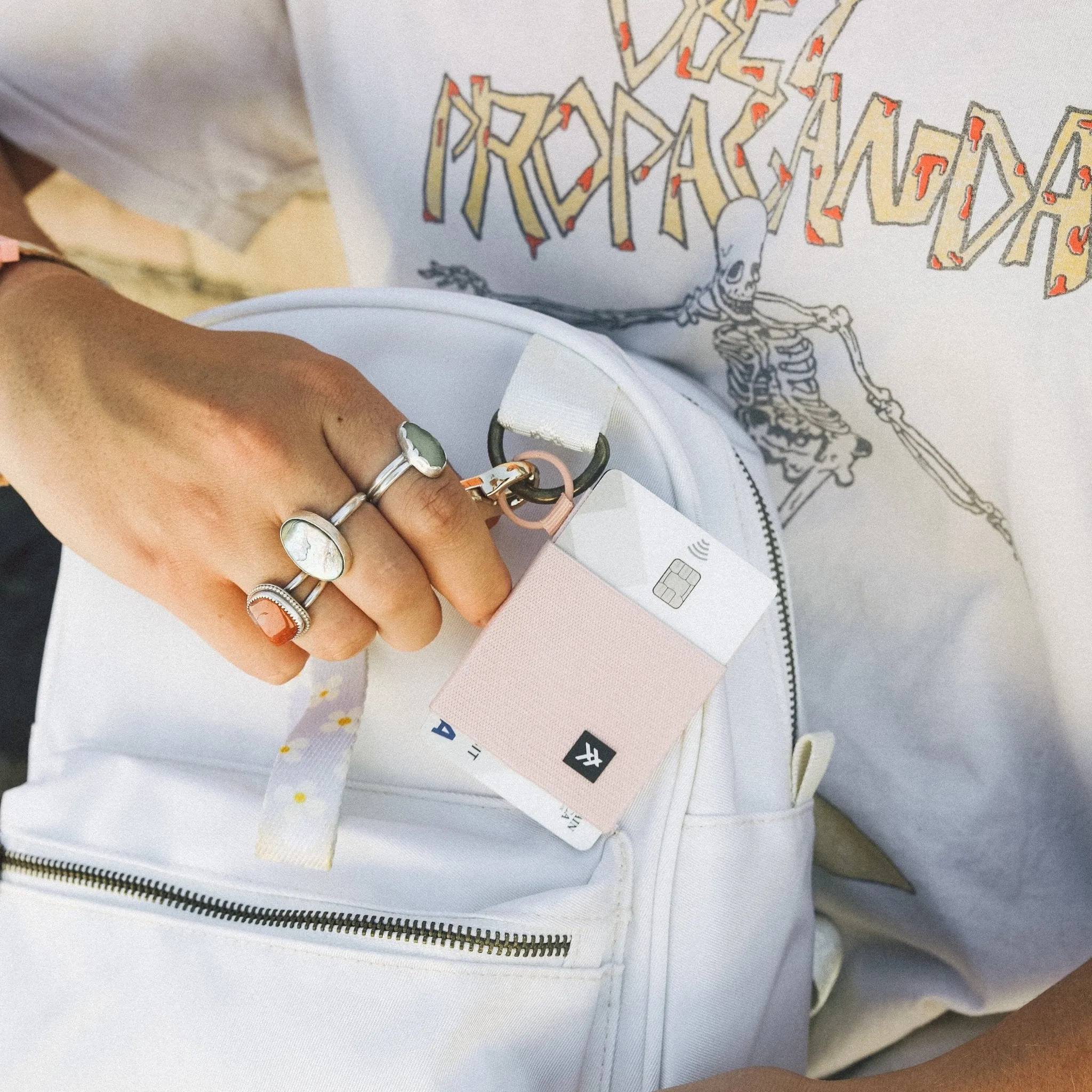 Rose Dust - Elastic Wallet sold by Thread Wallets product image thumbnail 3