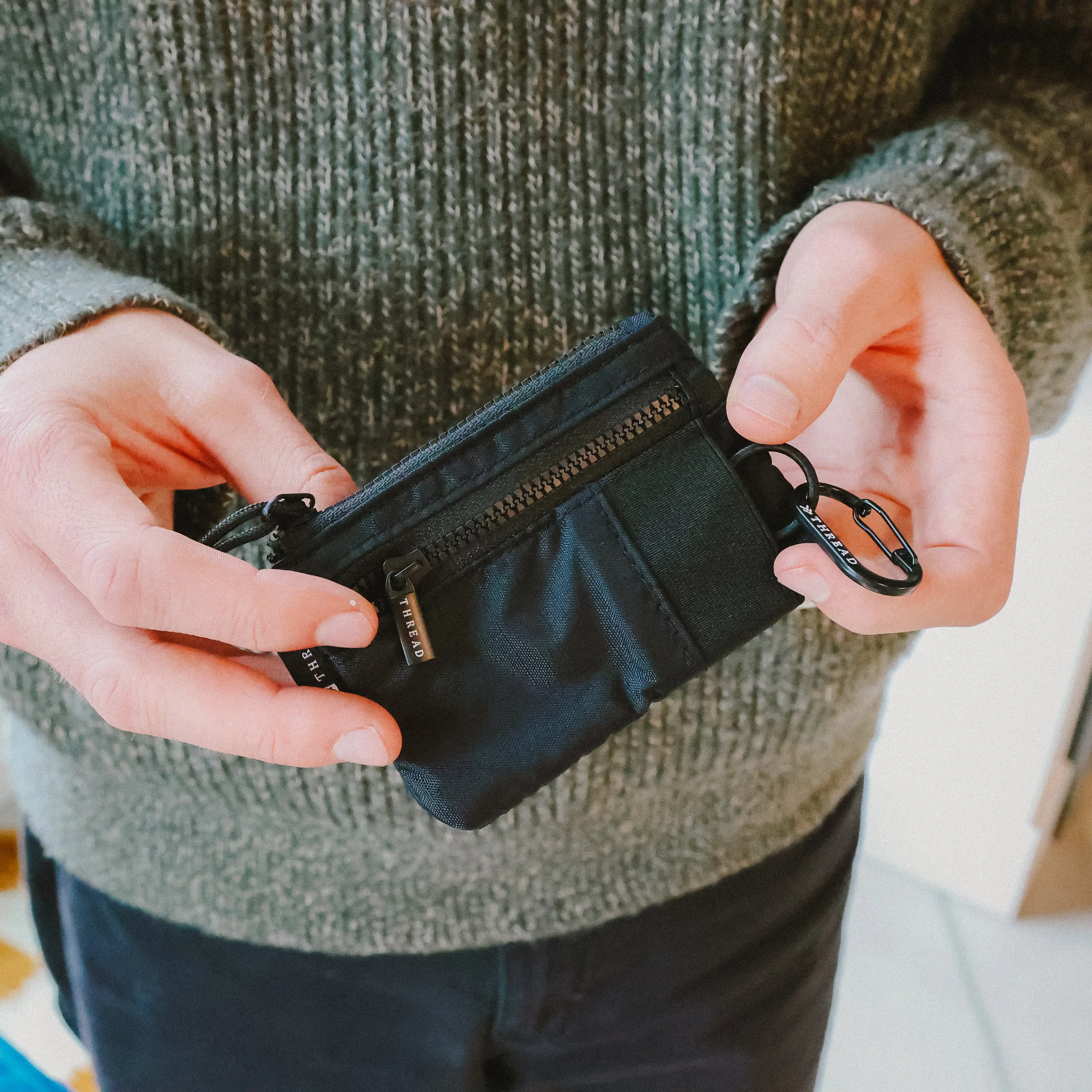 Black - Pouch Wallet sold by Thread Wallets product image thumbnail 4