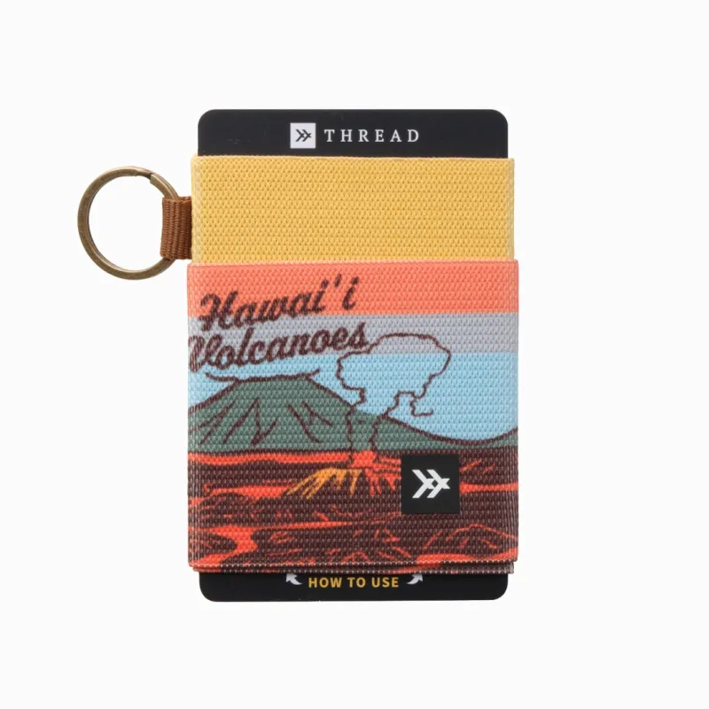 Hawaii Volcanoes - Elastic Wallet sold by Thread Wallets