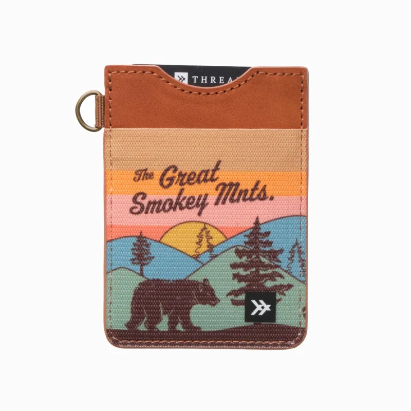 Great Smokey Mountains - Vertical Wallet sold by Thread Wallets