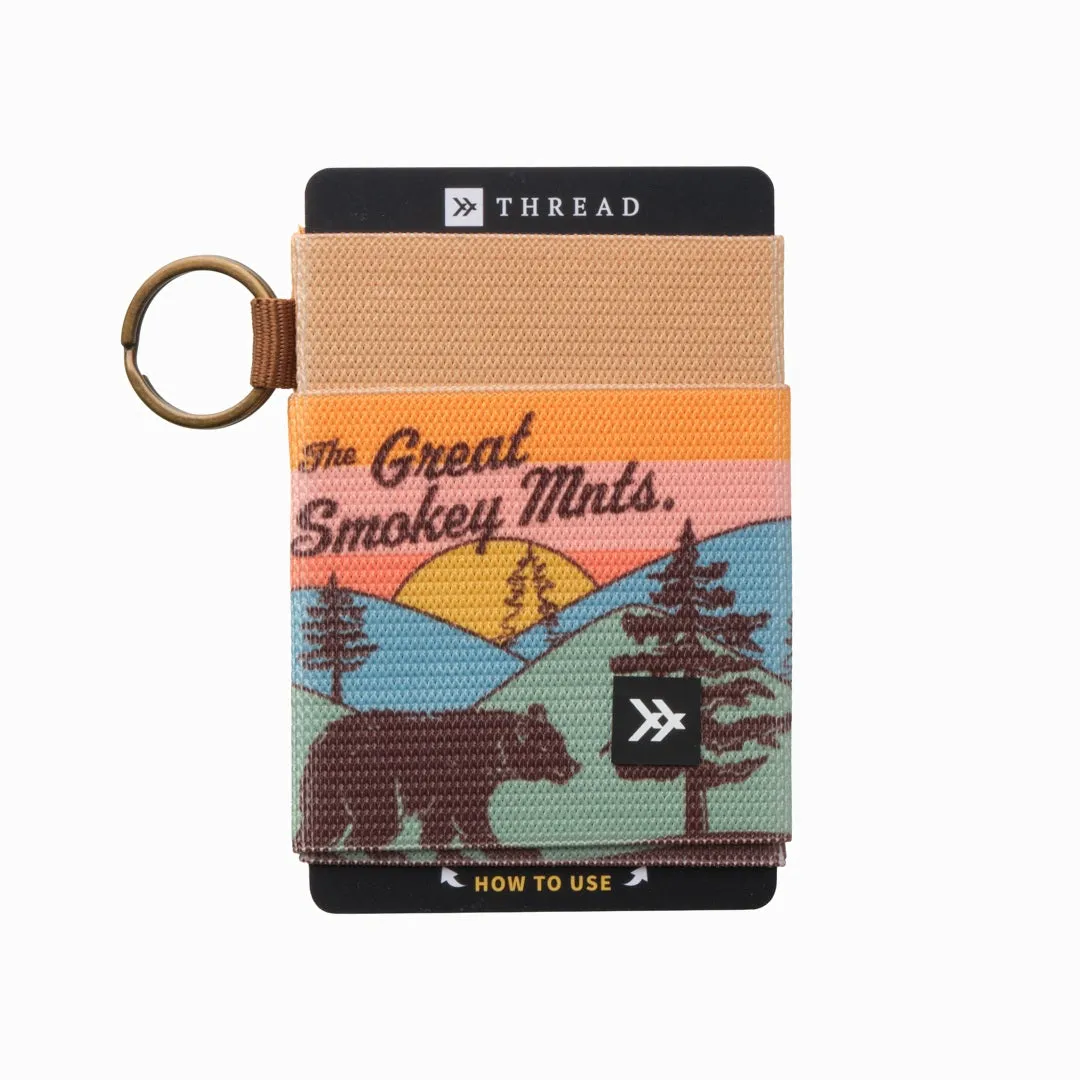 Great Smokey Mountains - Elastic Wallet sold by Thread Wallets