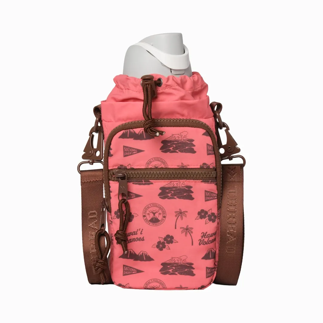 Hawaii Volcanoes - Aqua Sling Bag sold by Thread Wallets
