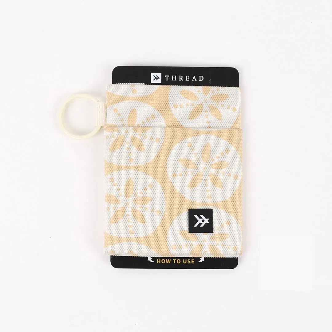 Sand Dollar - Elastic Wallet sold by Thread Wallets
