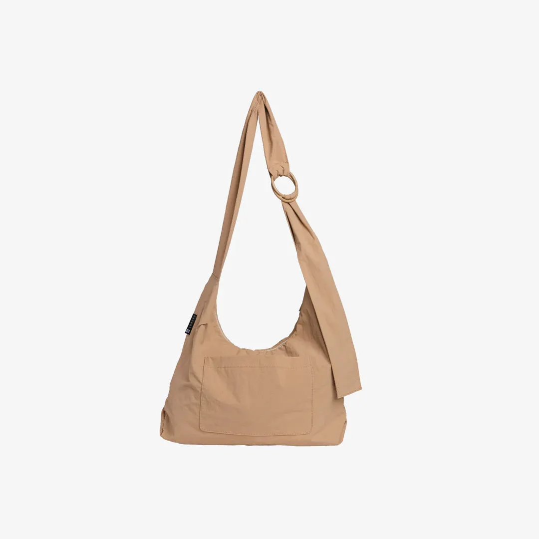 Sand - Mini Slouchy Bag sold by Thread Wallets