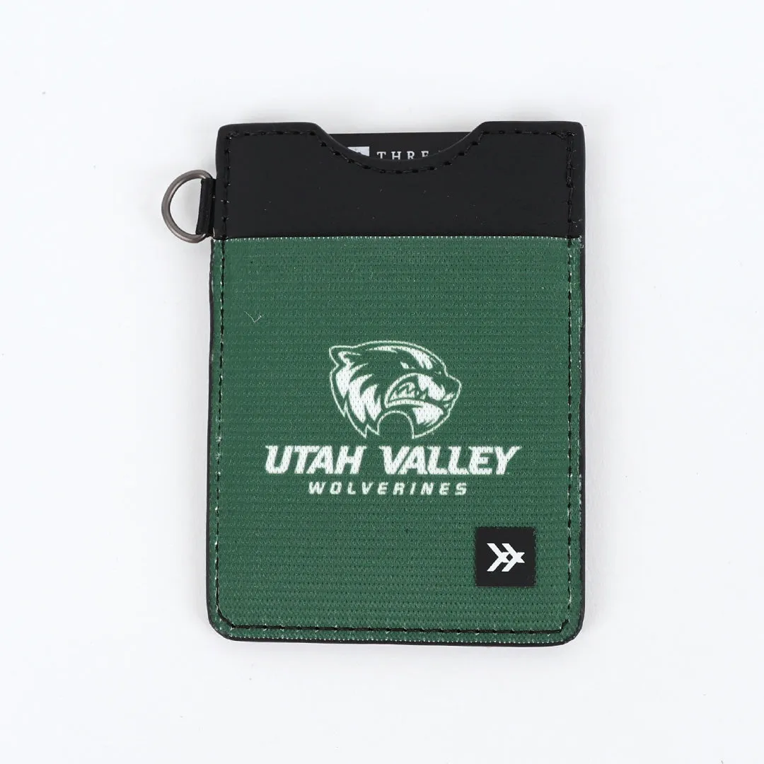 UVU Green - Vertical Wallet sold by Thread Wallets