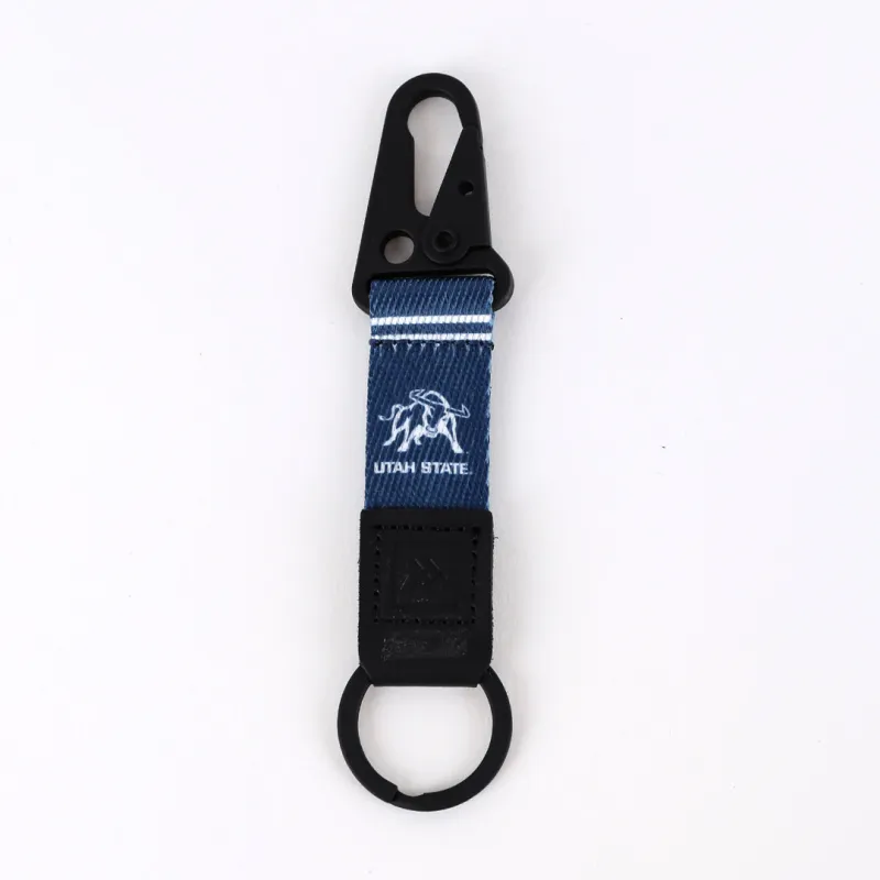 USU Bull - Keychain Clip sold by Thread Wallets