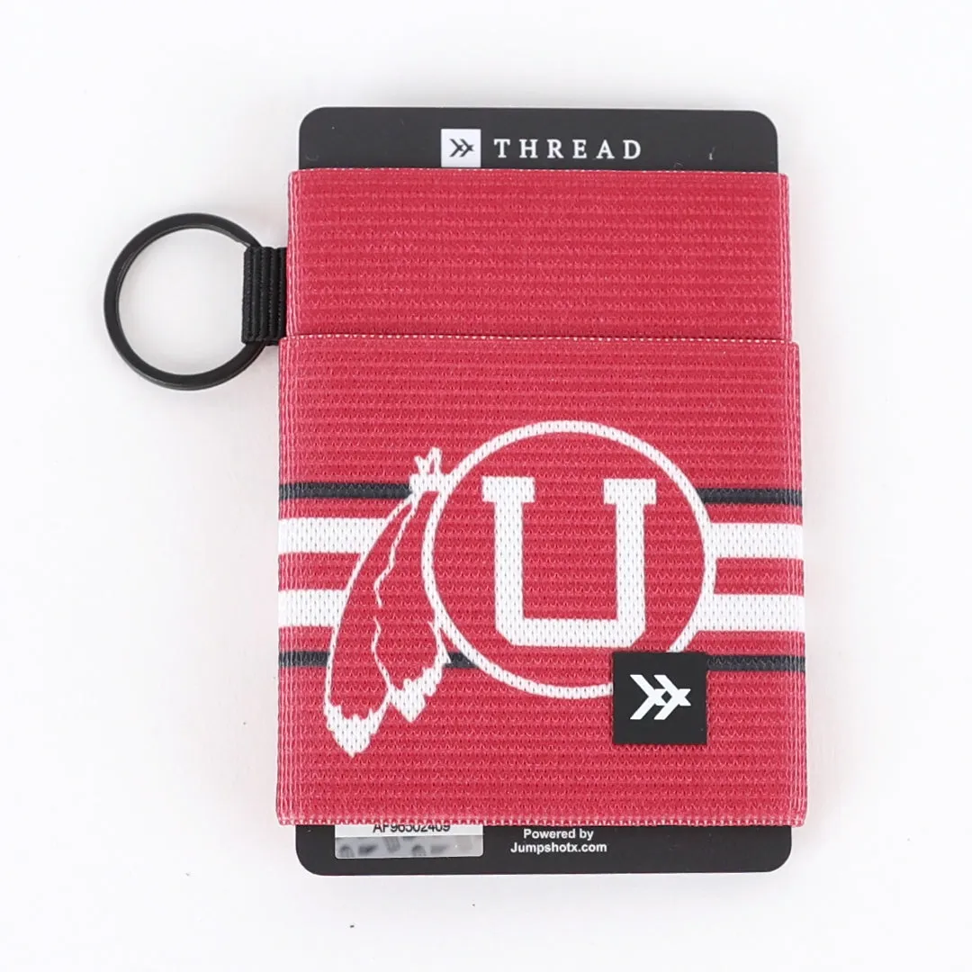 UofU Feather Red - Elastic Wallet sold by Thread Wallets
