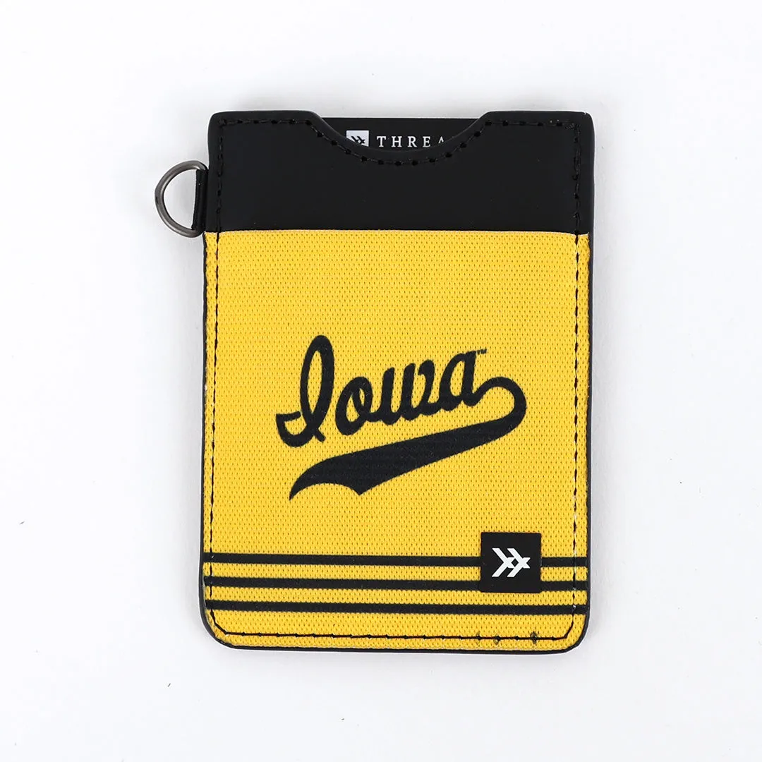 University of Iowa Yellow - Vertical Wallet sold by Thread Wallets
