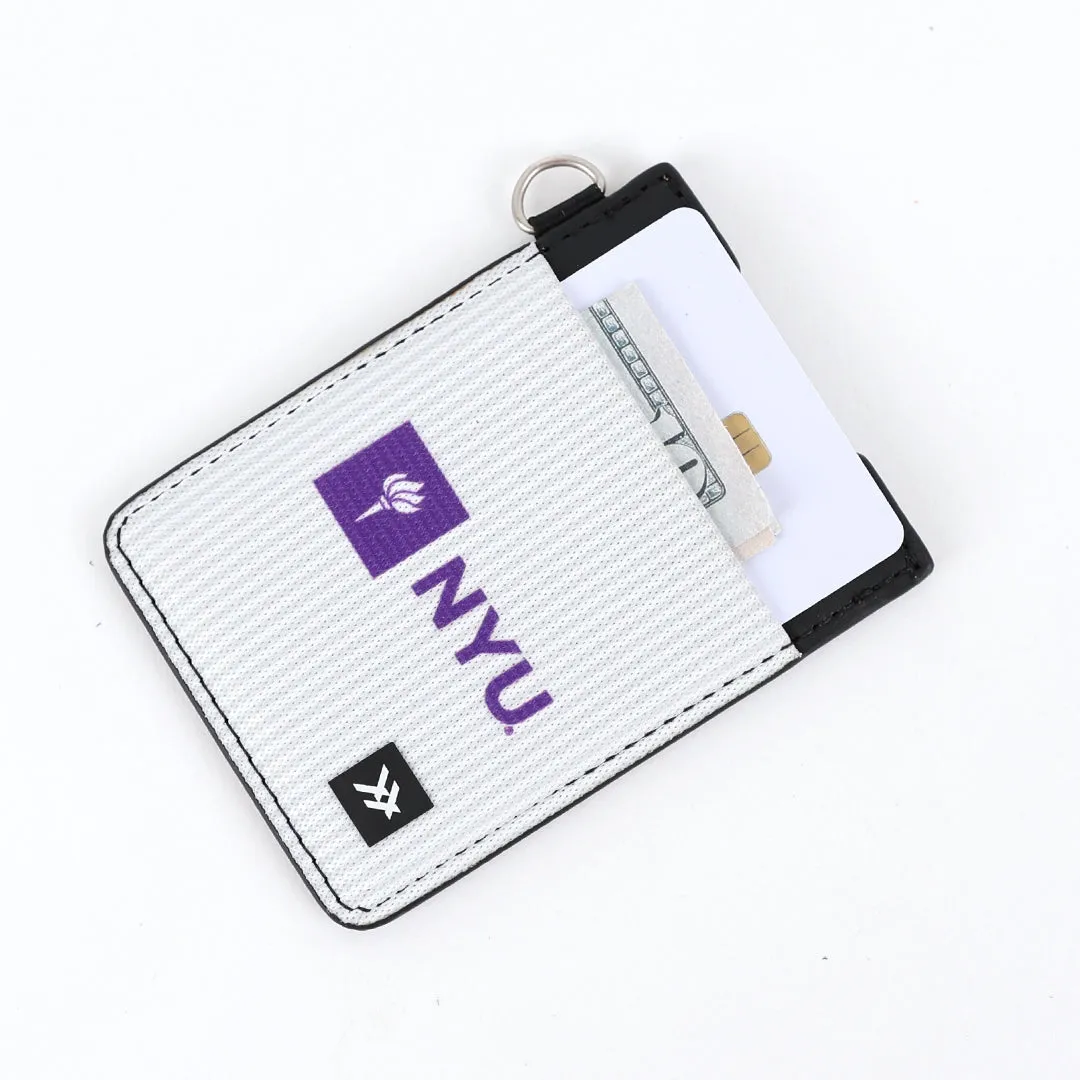 NYU Stripes - Vertical Wallet sold by Thread Wallets product image thumbnail 3
