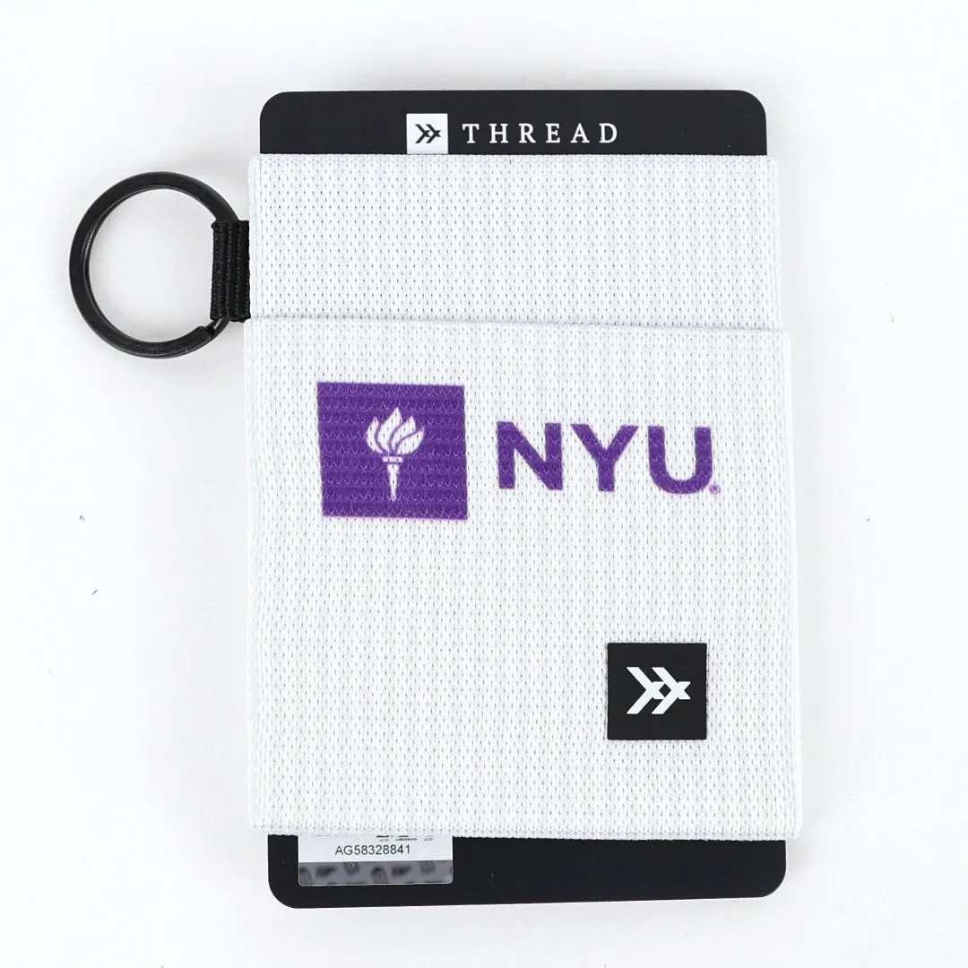 NYU Stripes - Elastic Wallet sold by Thread Wallets