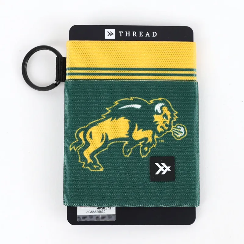 North Dakota Buffalo - Elastic Wallet sold by Thread Wallets