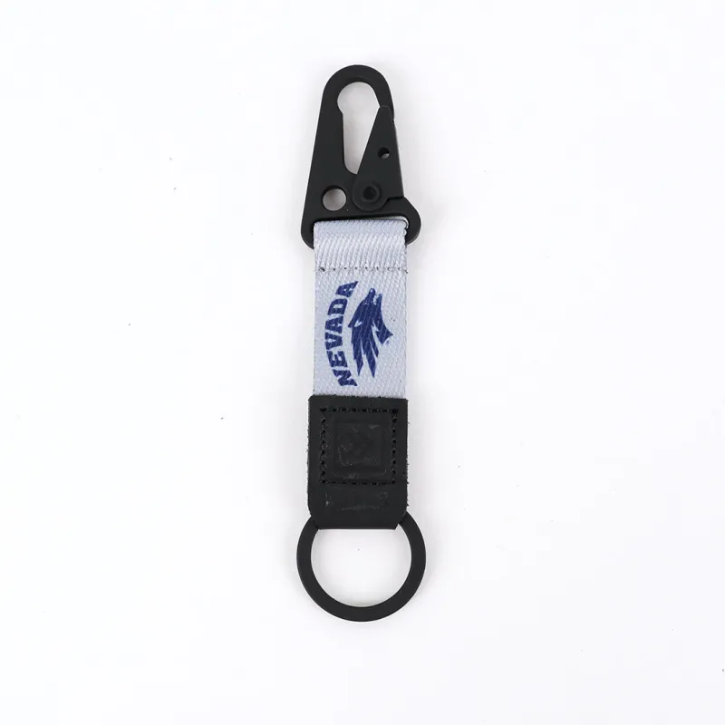 Nevada Silver Wolf - Keychain Clip sold by Thread Wallets