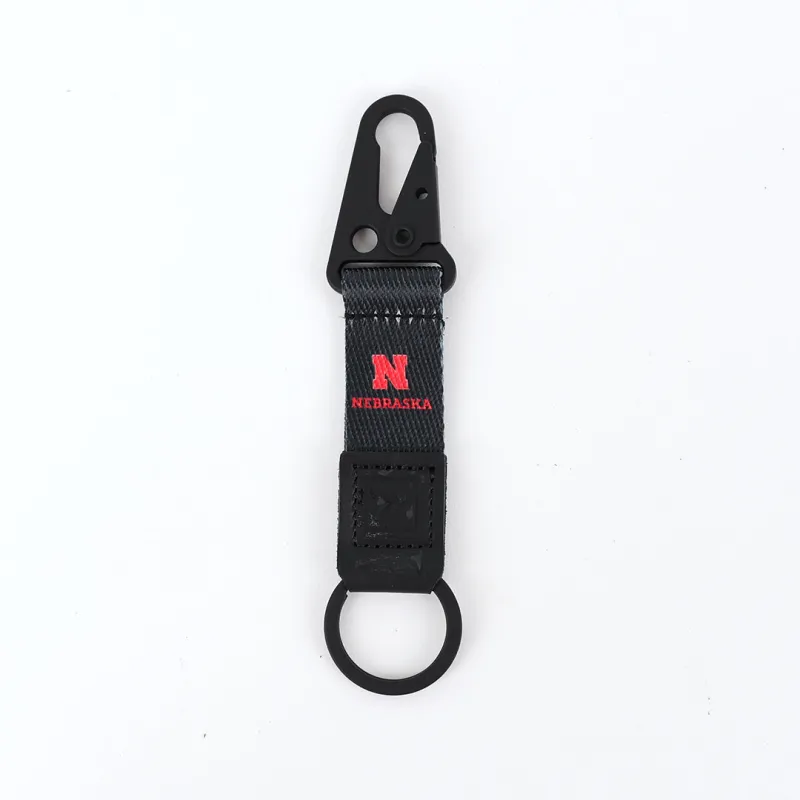Nebraska Black - Keychain Clip sold by Thread Wallets