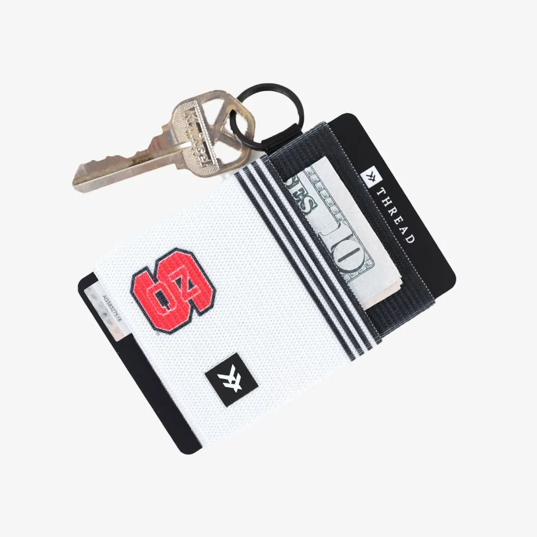 NC White Stripe - Elastic Wallet sold by Thread Wallets product image thumbnail 2