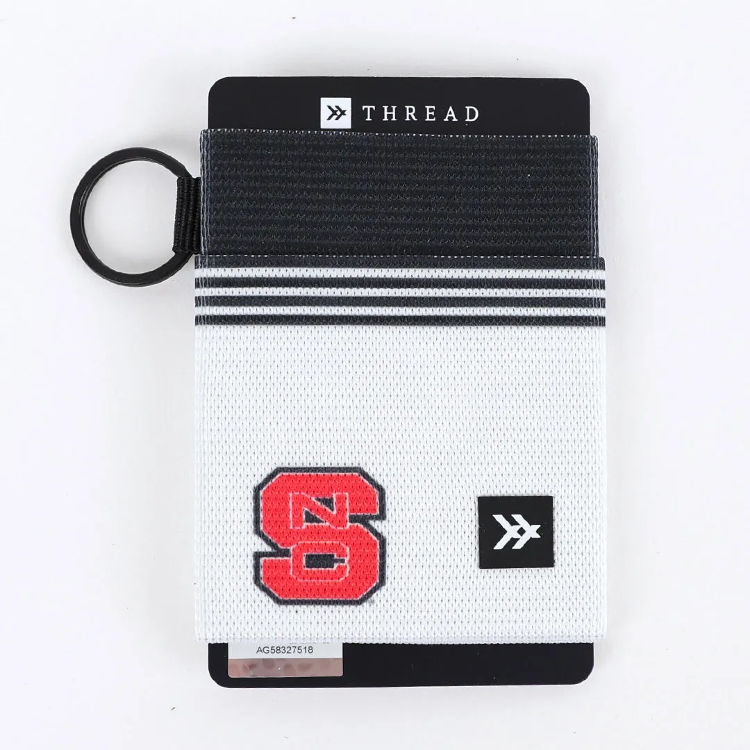 NC White Stripe - Elastic Wallet sold by Thread Wallets