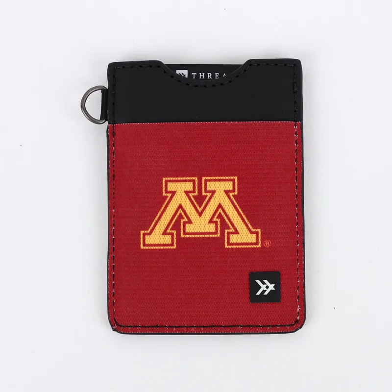 Minnesota Solid Maroon - Vertical Wallet made by Thread Wallets