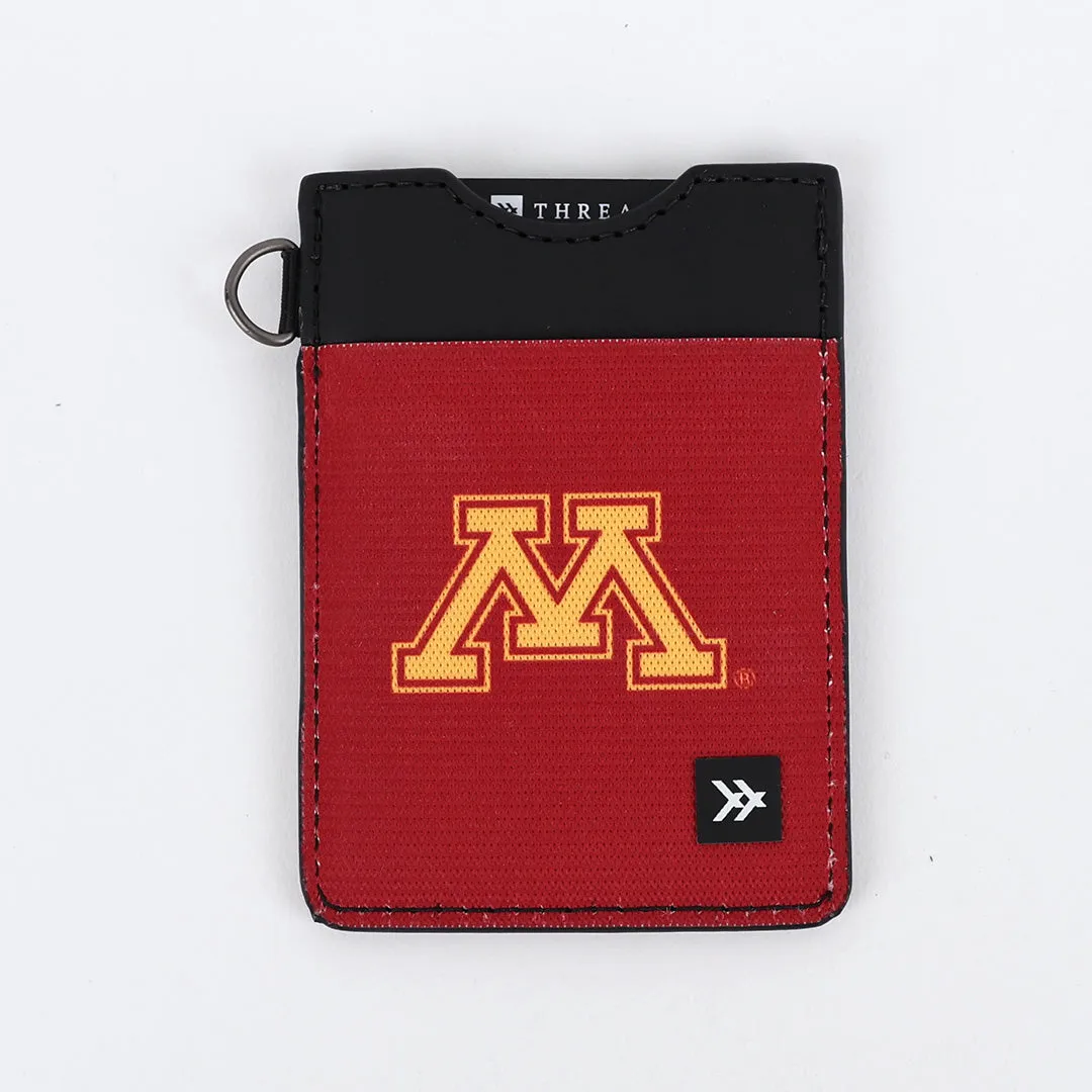 Minnesota Solid Maroon - Vertical Wallet sold by Thread Wallets