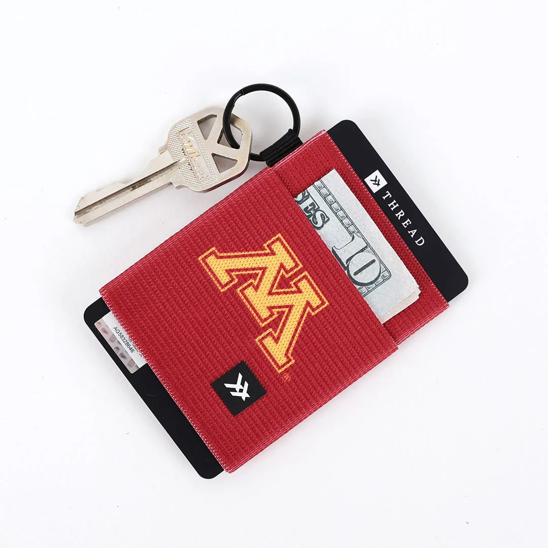 Minnesota Solid Maroon - Elastic Wallet sold by Thread Wallets product image thumbnail 2