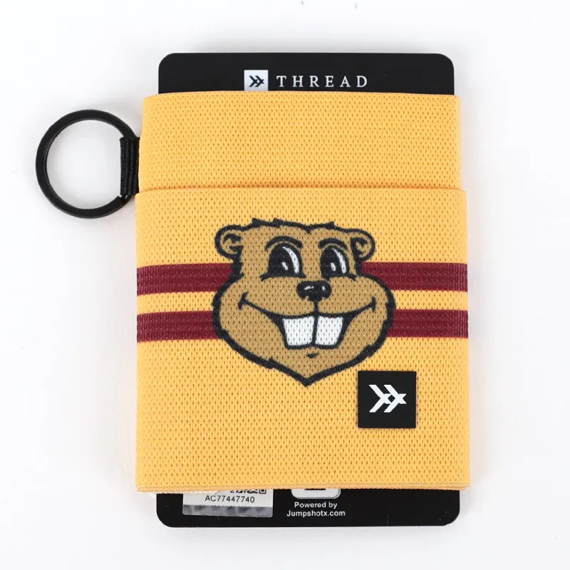 Minnesota Gold Gopher - Elastic Wallet sold by Thread Wallets