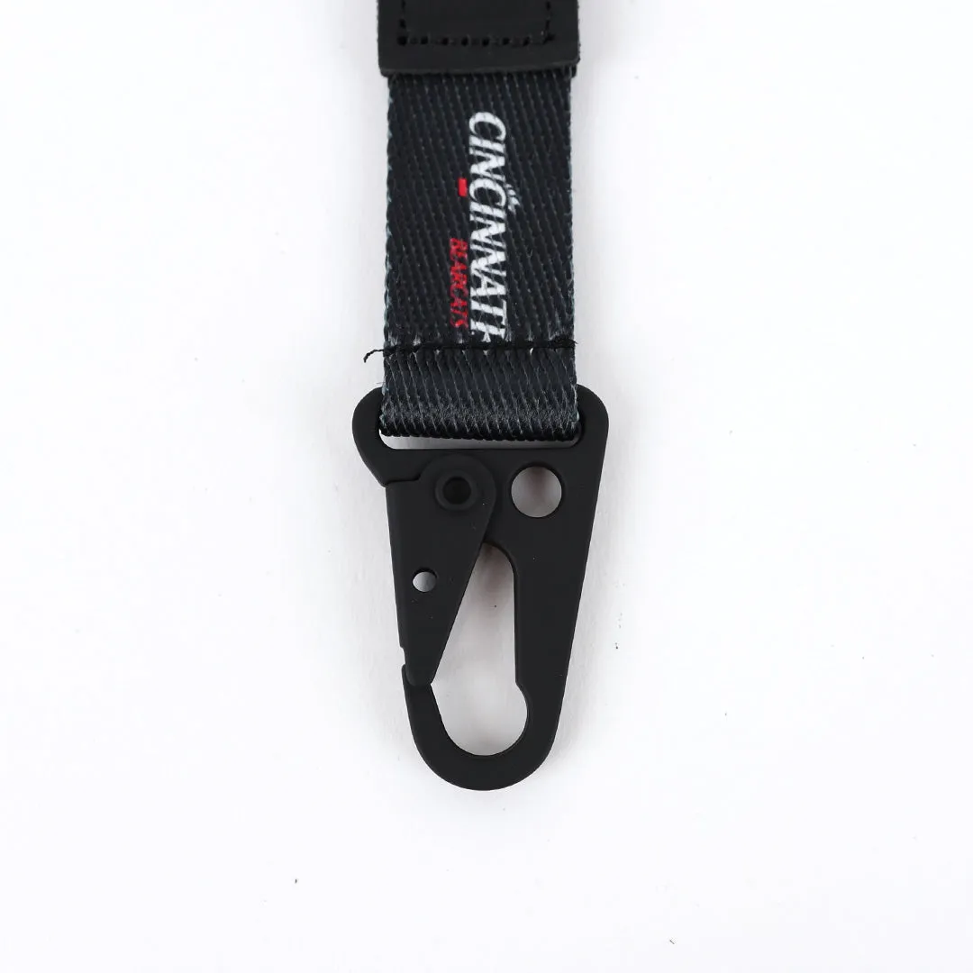 Cincinnati Black Stripes - Keychain Clip sold by Thread Wallets product image thumbnail 2