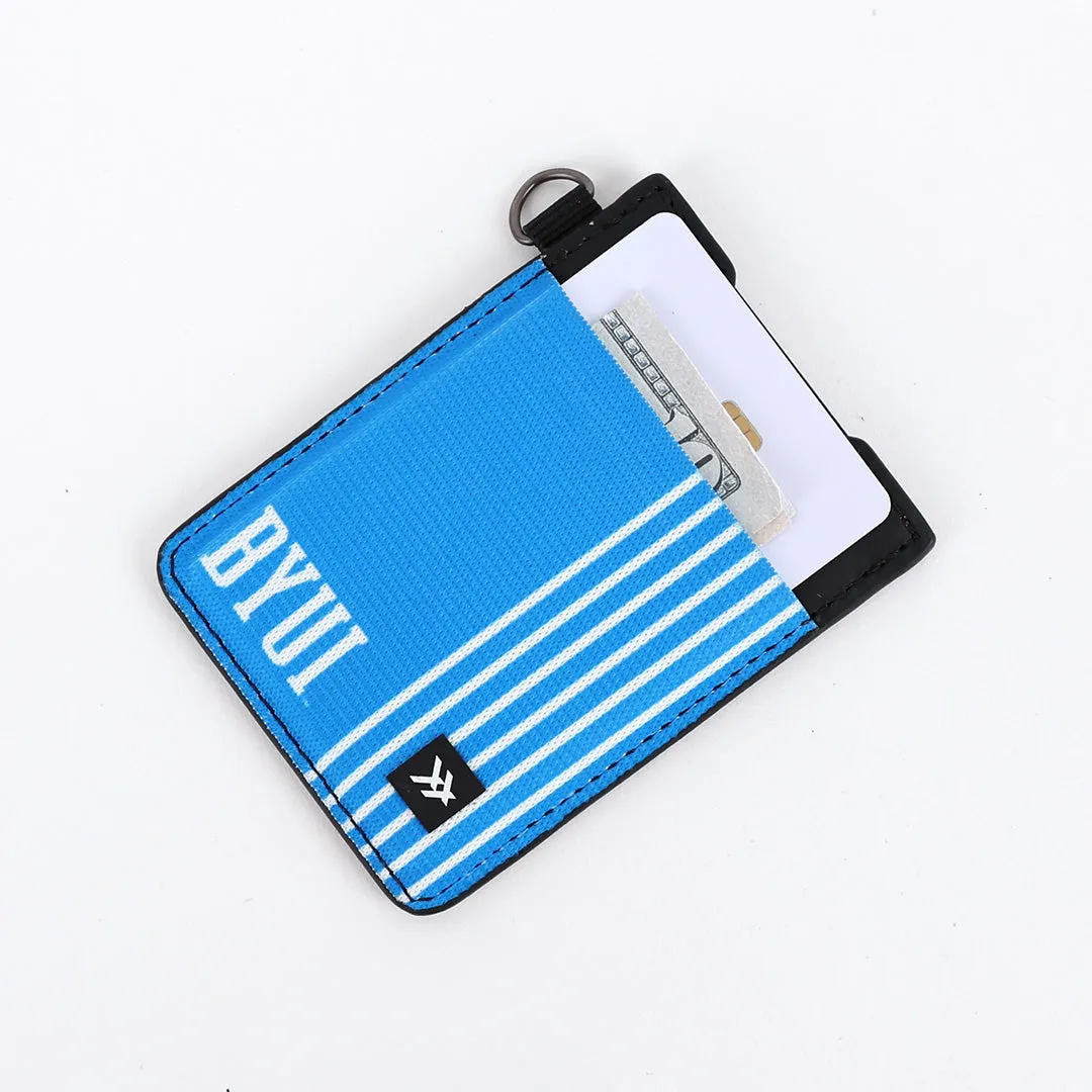 BYUI Blue Stripes - Vertical Wallet sold by Thread Wallets product image thumbnail 3