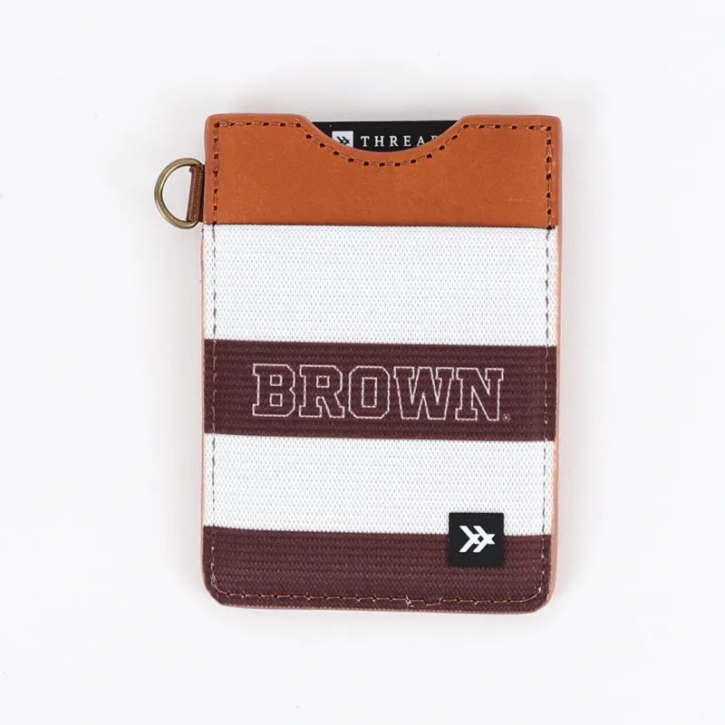 Brown Stripes - Vertical Wallet sold by Thread Wallets